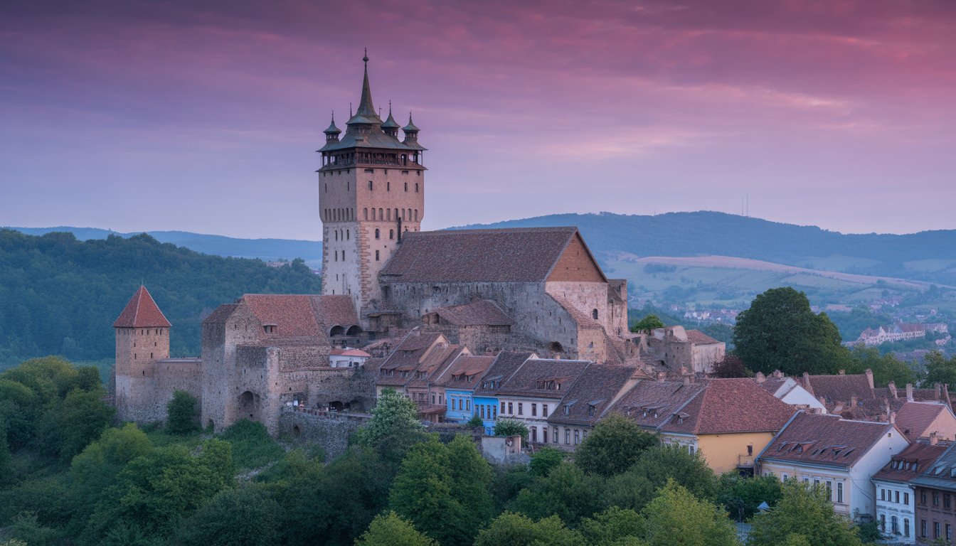Cetatea Medievală Sighișoara (Citadelle de Sighișoara) en Roumanie - Photo