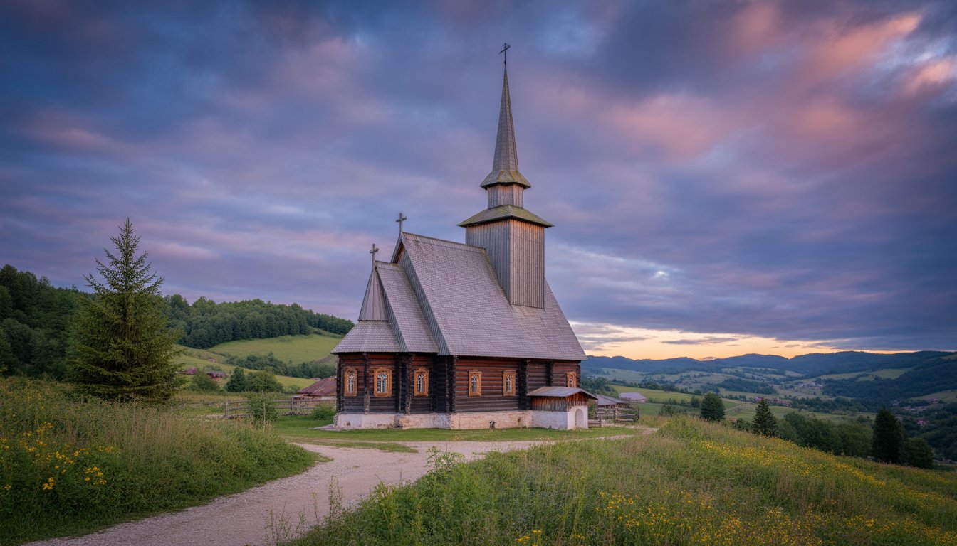 Maramureș et ses églises en bois en Roumanie - Photo