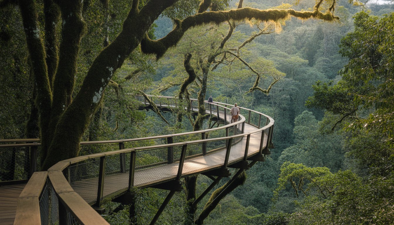 Canopy Walk de Nyungwe en Rwanda - Photo