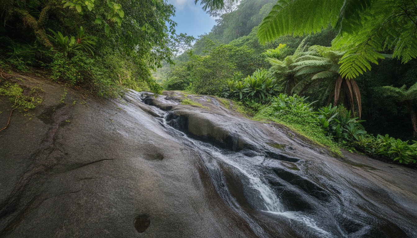 Papase'ea Sliding Rocks en Samoa - Photo