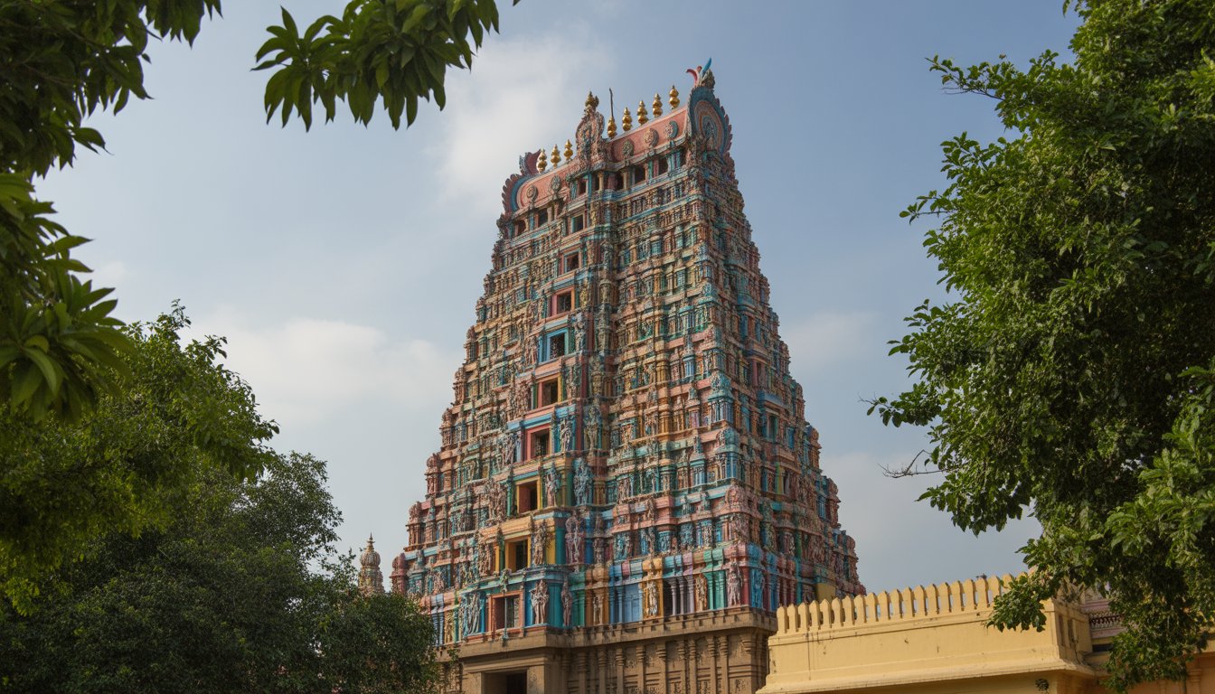 Temple Meenakshi Amman, Madurai en Inde - Photo
