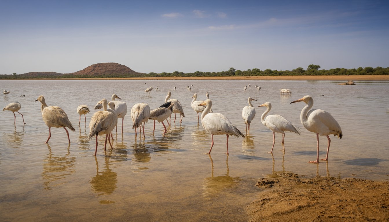 Parc national des Oiseaux du Djoudj en Sénégal - Photo