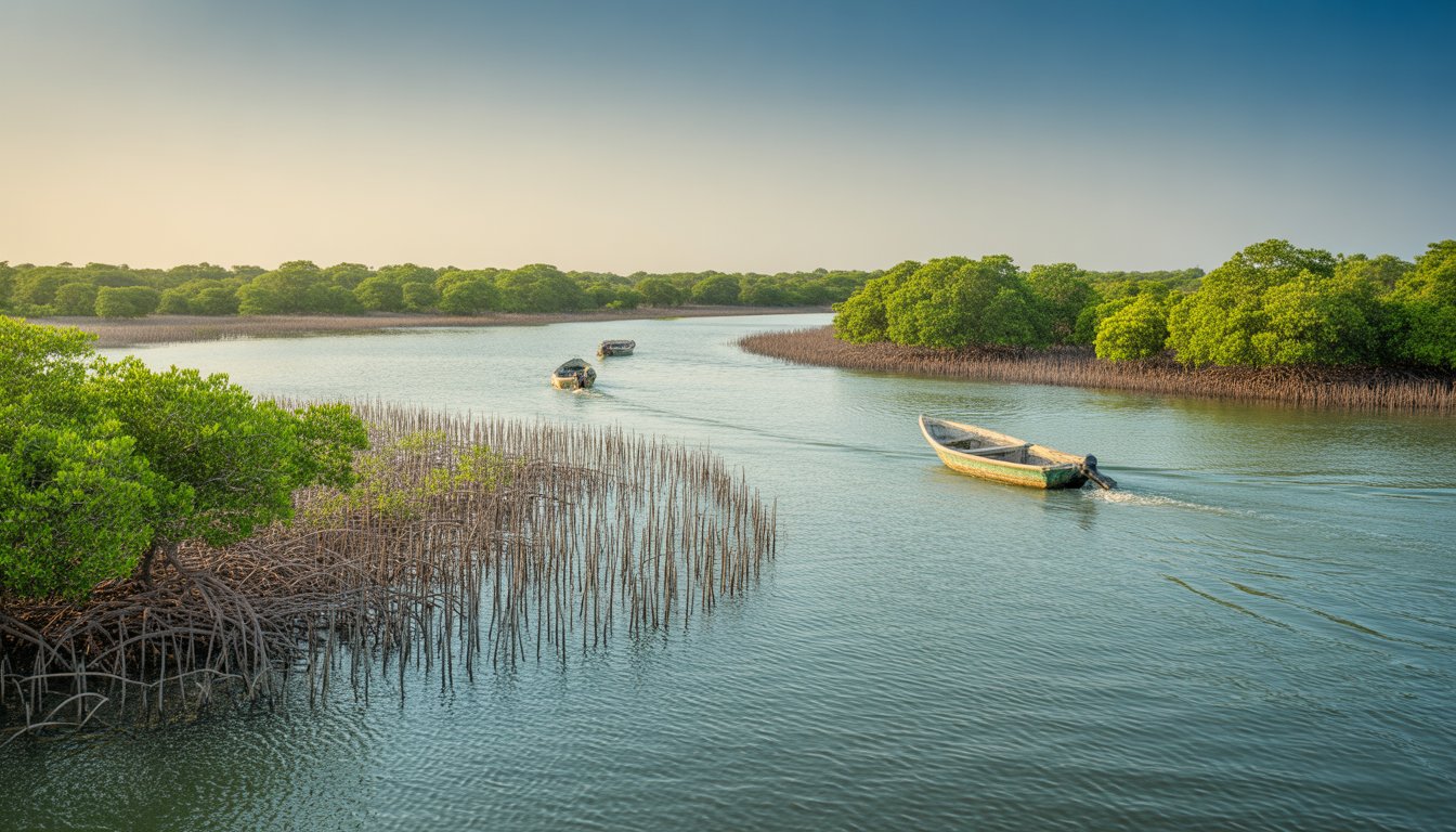 Delta du Saloum en Sénégal - Photo