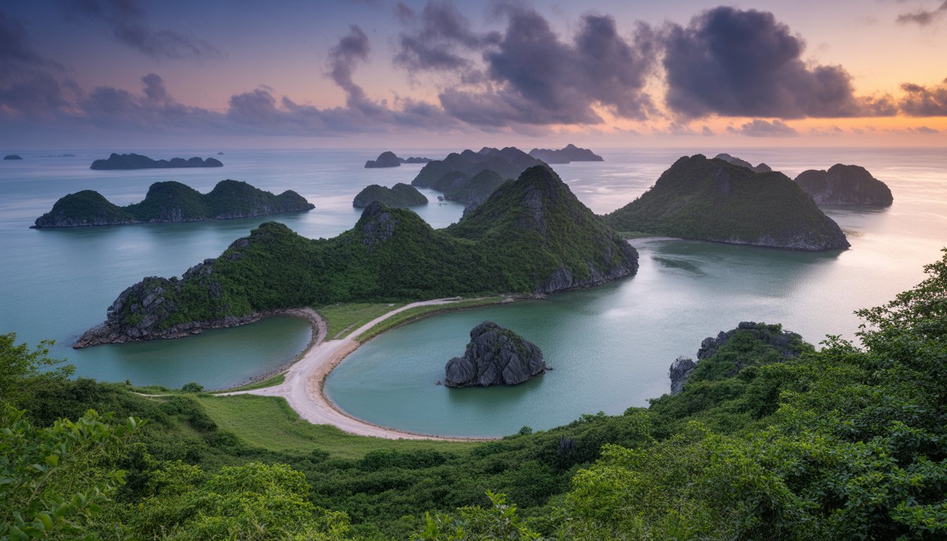 Île et parc national de Cat Ba en Vietnam - Photo