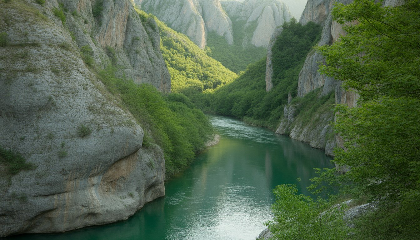 Réserve naturelle d'Uvac en Serbie - Photo