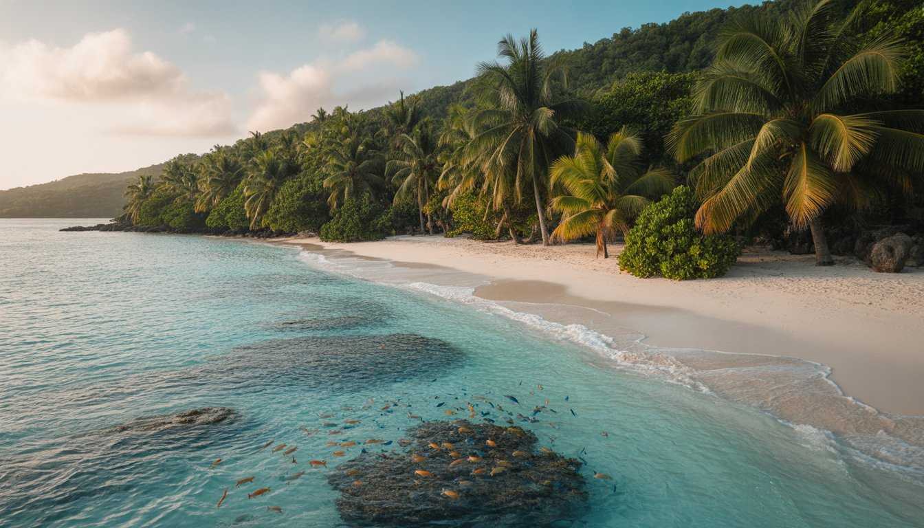 Parc marin de Sainte-Anne en Seychelles - Photo