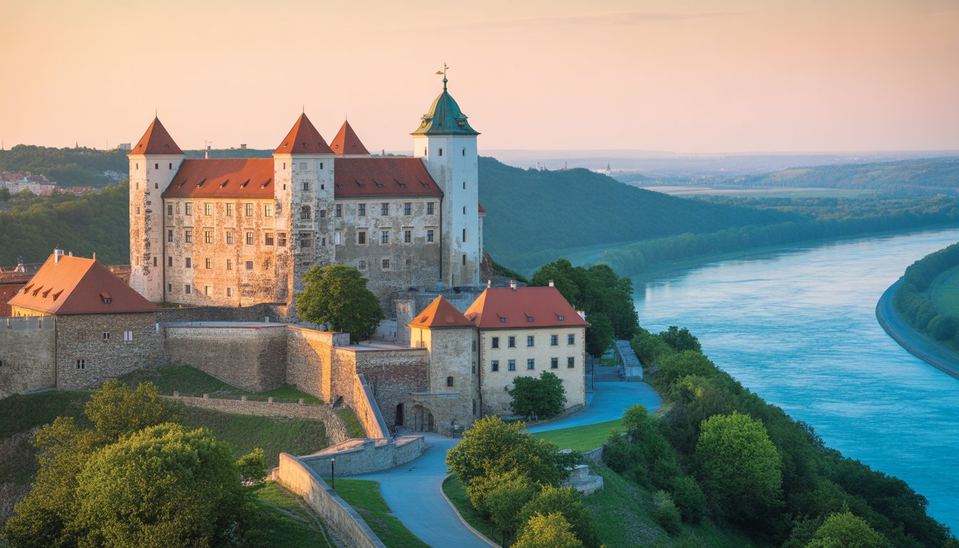 Château de Bratislava (Bratislavský hrad) en Slovaquie - Photo