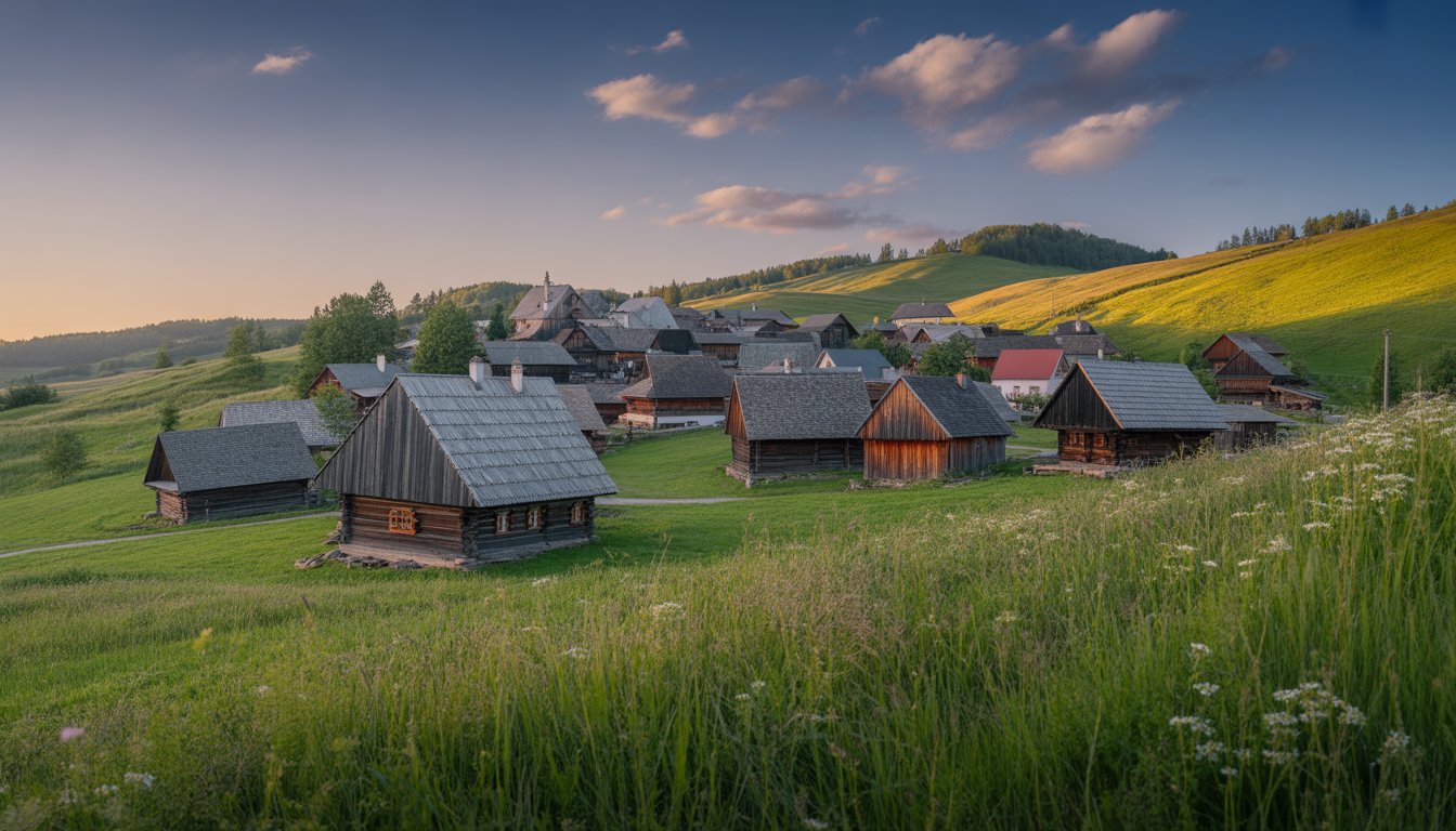 Vlkolínec en Slovaquie - Photo