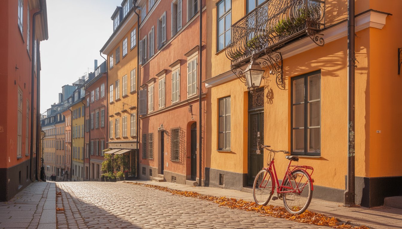 Gamla Stan (Vieux Stockholm) en Suède - Photo
