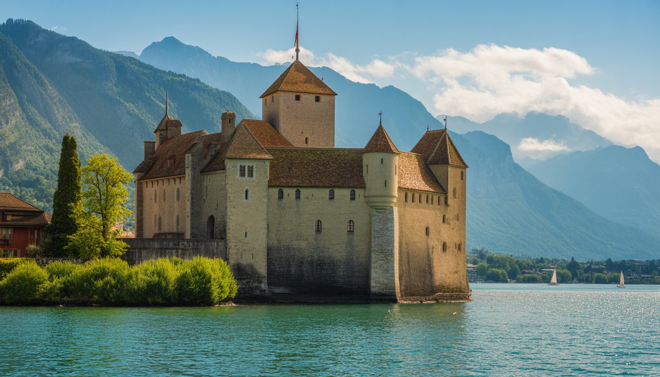 Château de Chillon (Montreux) en Suisse - Photo