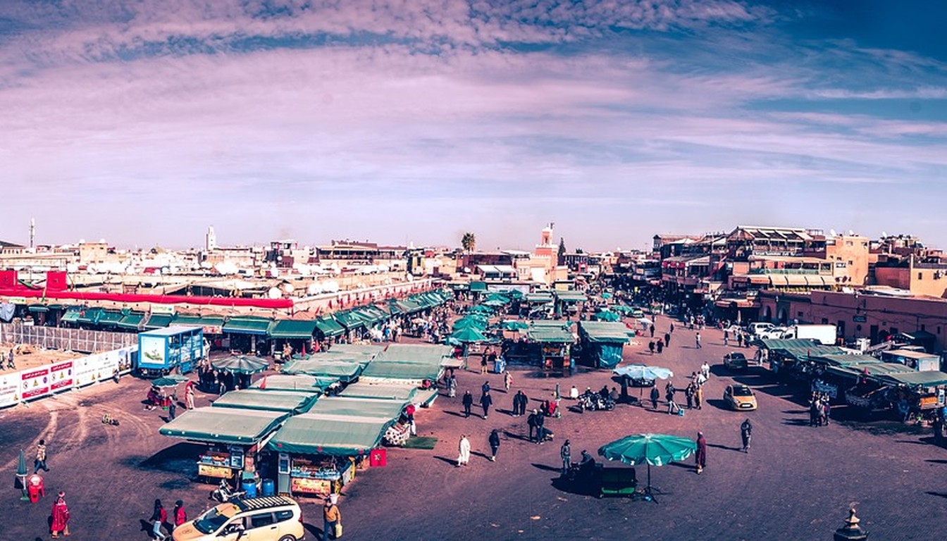 Place Jemaa el-Fna (Marrakech) en Maroc - Photo