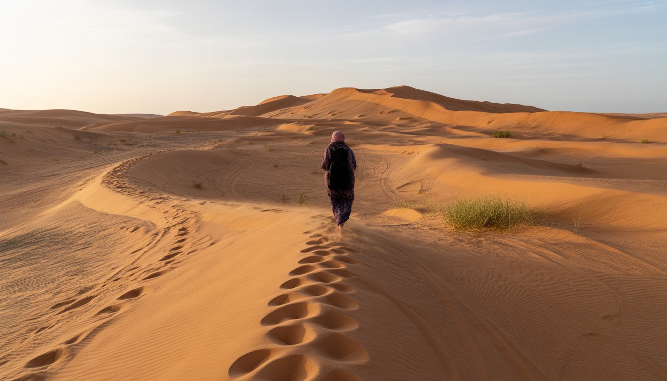 Sahara tunisien : Douz et dunes de l'Erg Chebbi en Tunisie - Photo