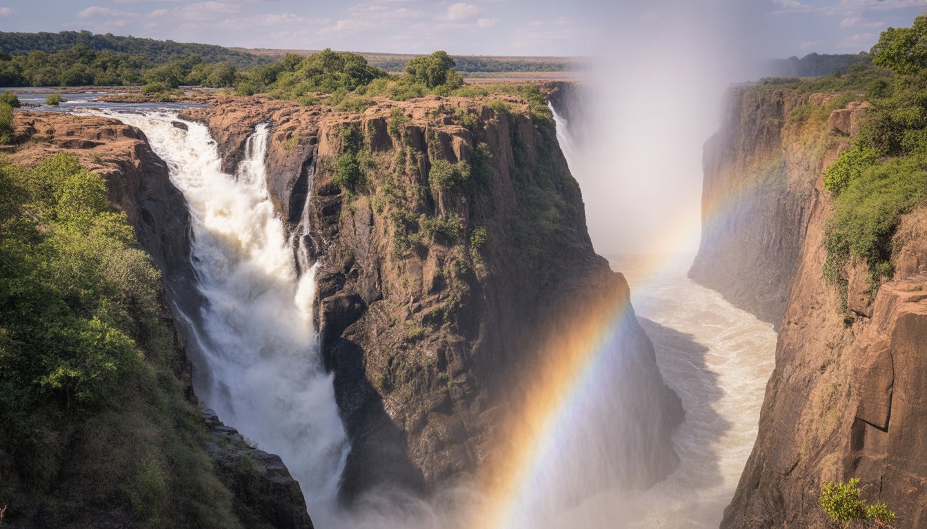Chutes Victoria (Mosi-oa-Tunya) en Zimbabwe - Photo