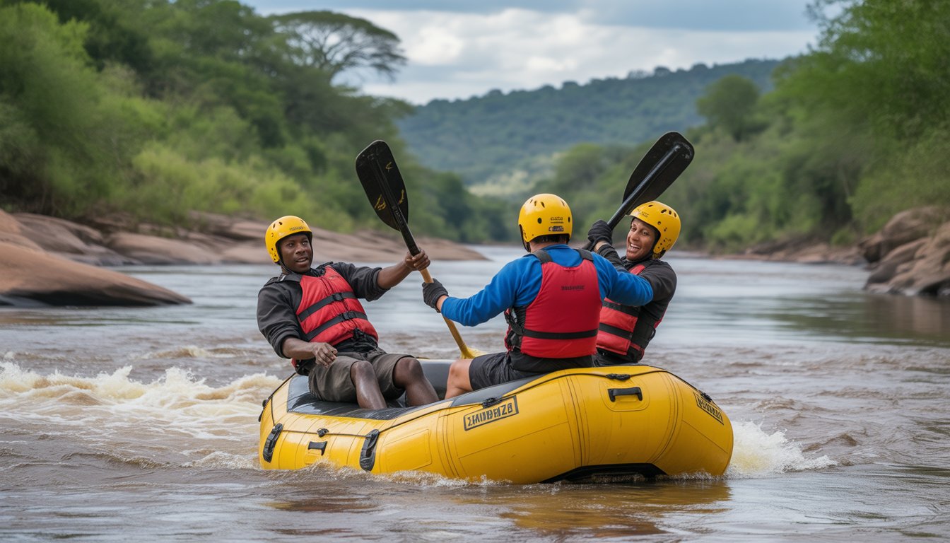 Bungee, rafting et activités d'aventure sur la rivière Zambèze en Zimbabwe - Photo