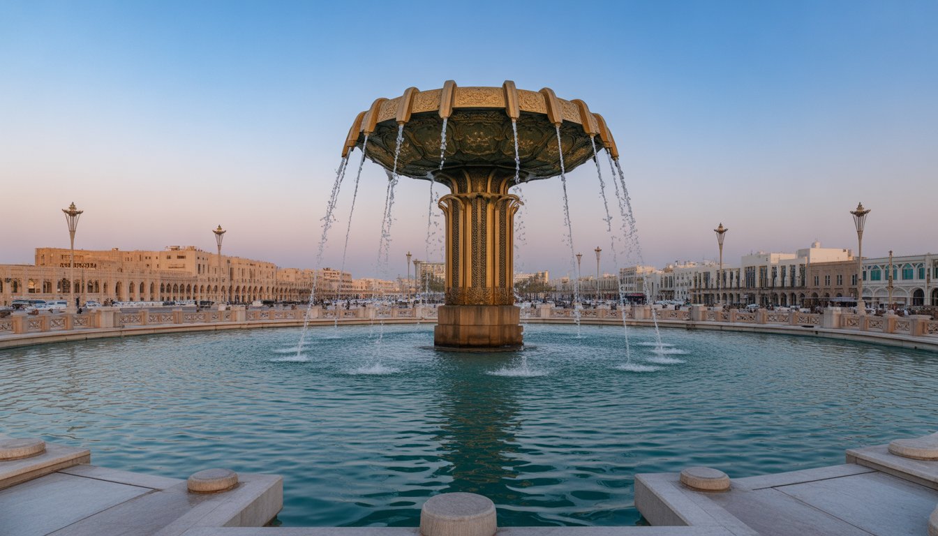 Fontaine du Roi Fahd (Jeddah) en Arabie Saoudite - Photo