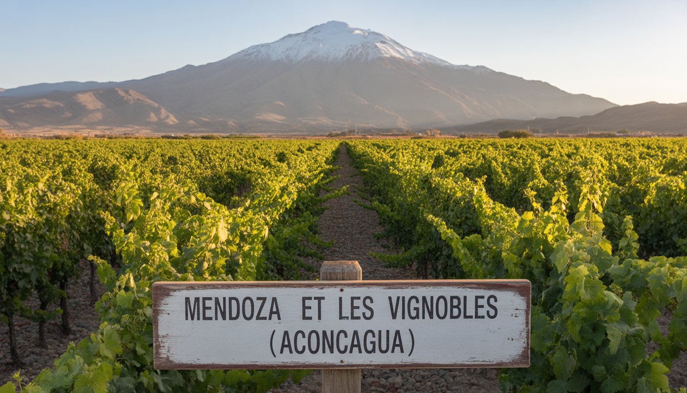 Mendoza et les vignobles (Aconcagua) en Argentine - Photo