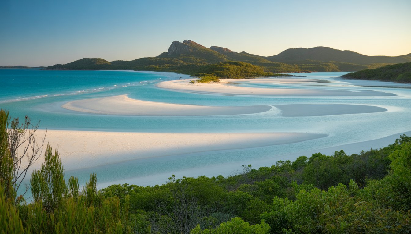 Îles Whitsunday et Whitehaven Beach en Australie - Photo