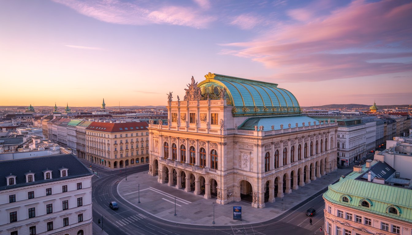 Wiener Staatsoper (Opéra d'État de Vienne) en Autriche - Photo