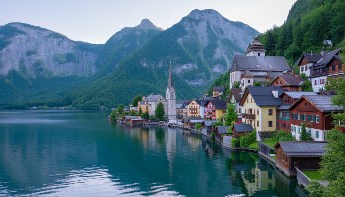 Hallstatt en Autriche - Photo
