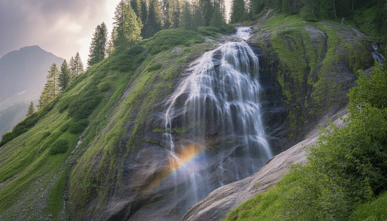 Cascades de Krimml (Krimmler Wasserfälle) en Autriche - Photo