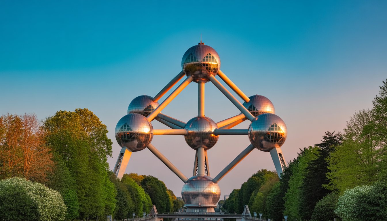 Atomium (Bruxelles) en Belgique - Photo