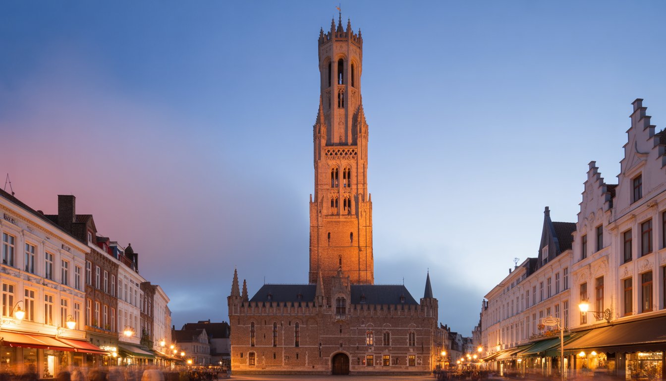 Beffroi de Bruges en Belgique - Photo