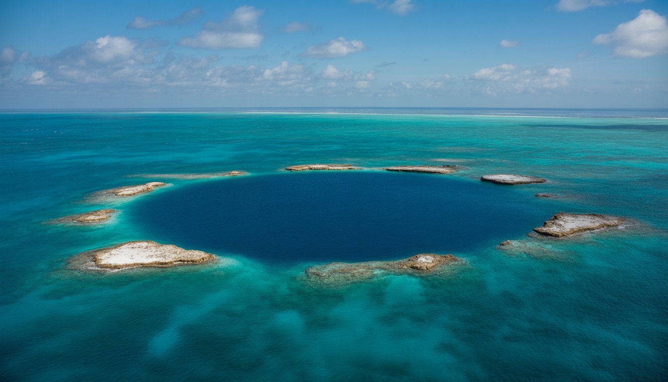 Great Blue Hole (Lighthouse Reef Atoll) en Belize - Photo