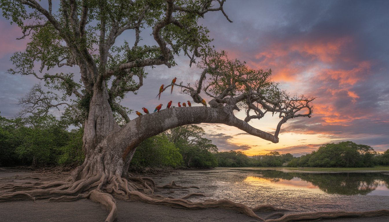 Crooked Tree Wildlife Sanctuary en Belize - Photo
