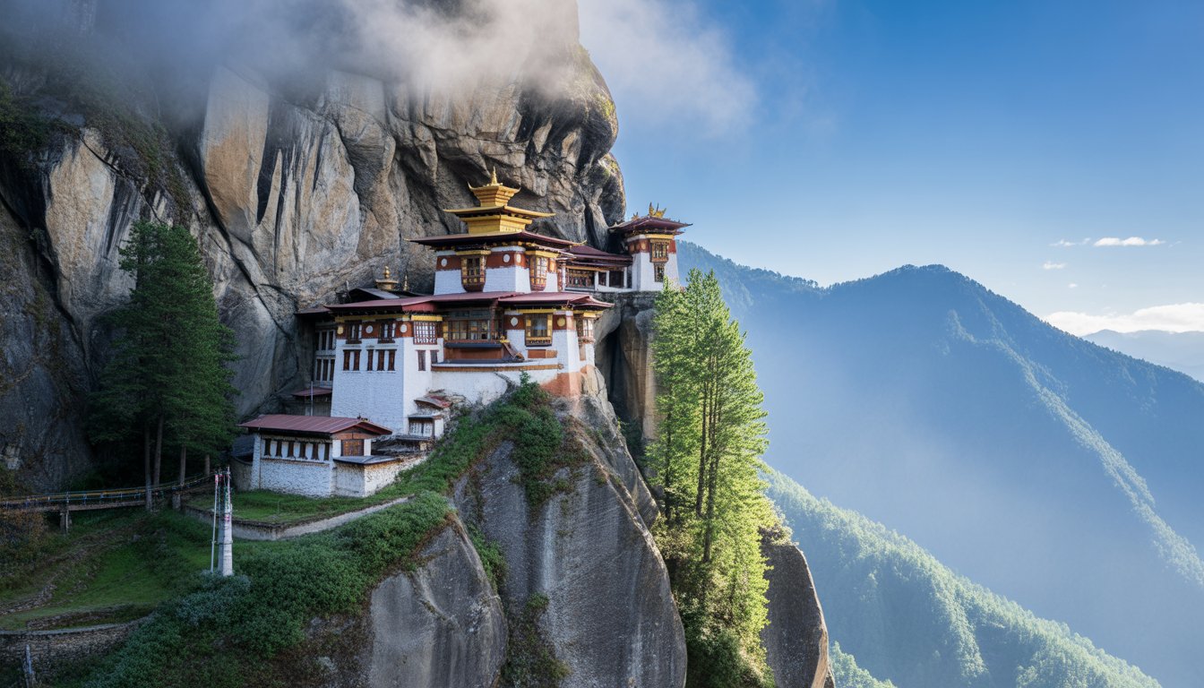 Paro Taktsang (Tiger's Nest) en Bhoutan - Photo
