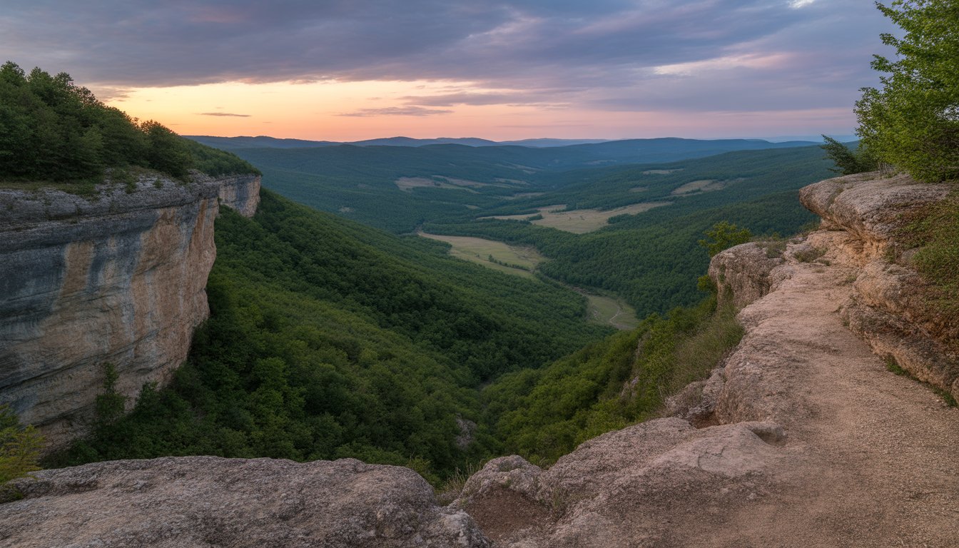 Massif des Rhodopes et Grotte de la Gorge du Trigrad (Devil's Throat) en Bulgarie - Photo