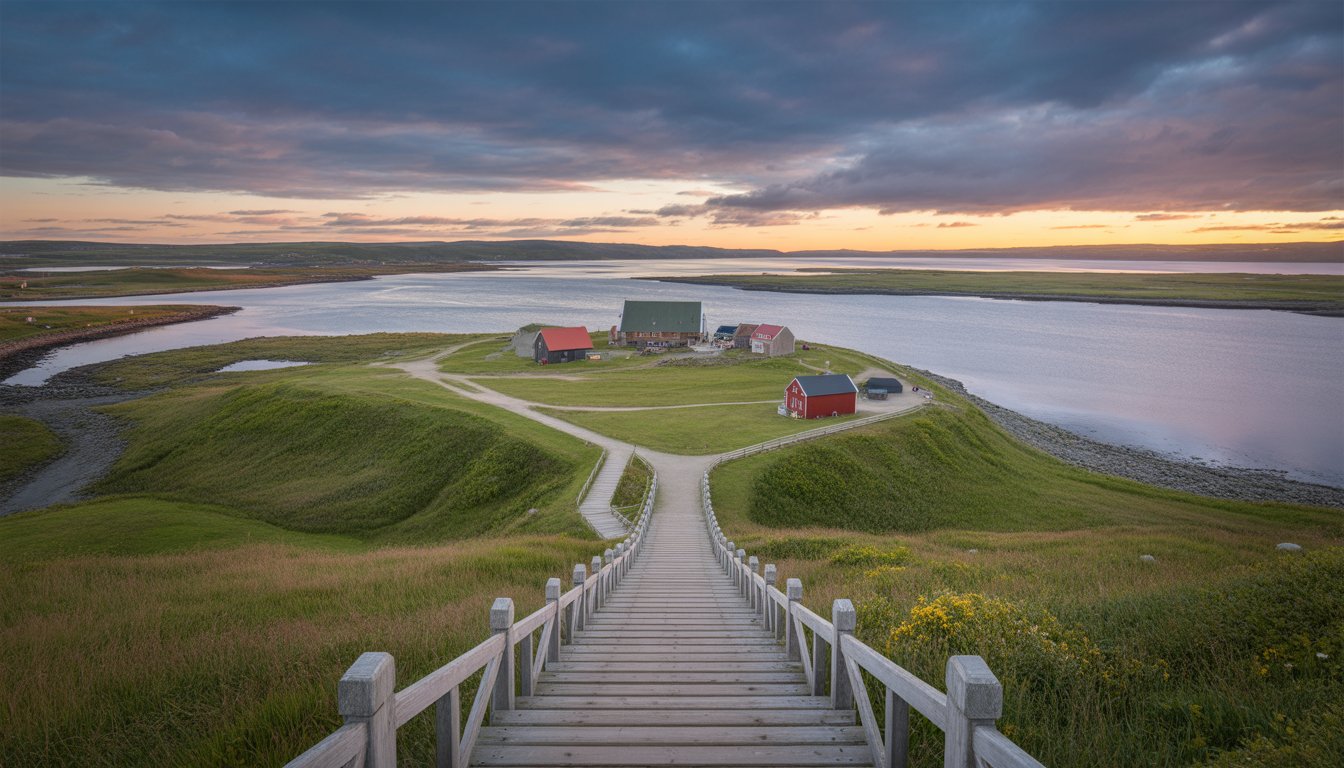 L'Anse aux Meadows National Historic Site en Canada - Photo