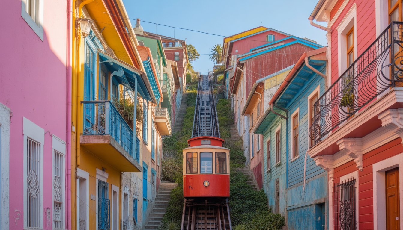 Valparaíso en Chili - Photo
