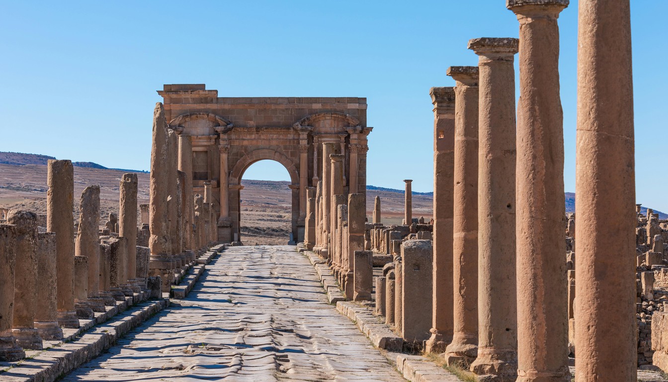 Timgad en Algérie - Photo