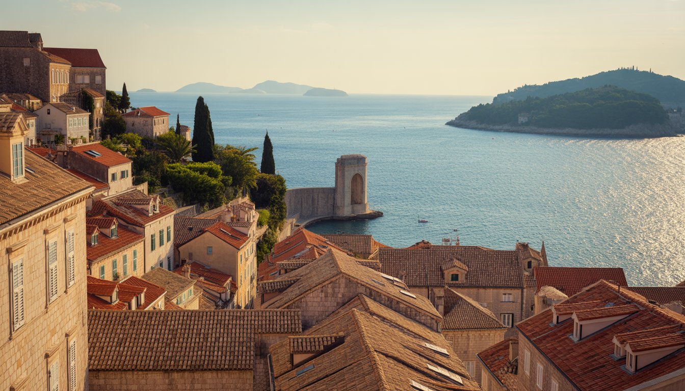 Vieille ville de Dubrovnik en Croatie - Photo