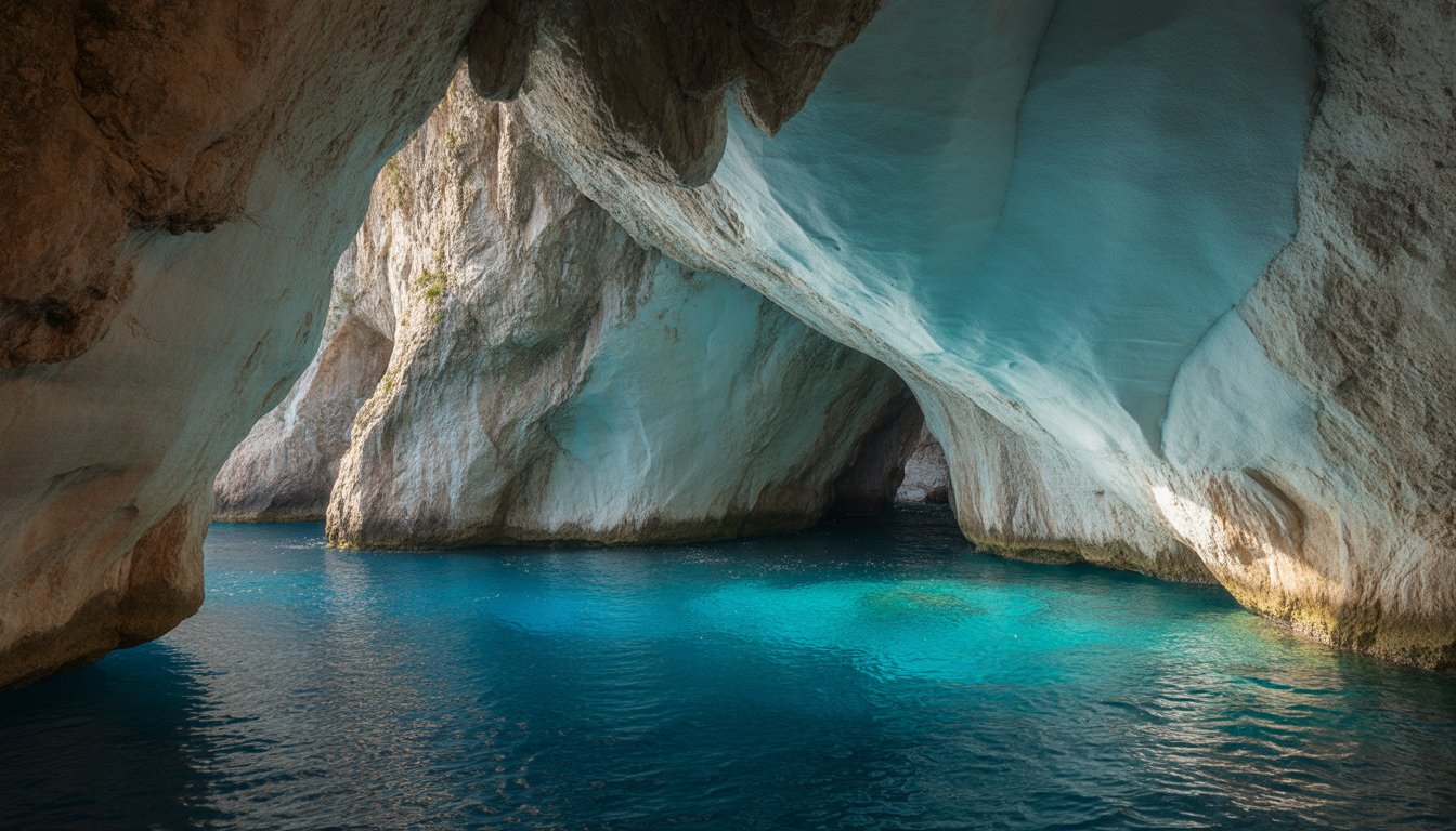 Grotte bleue (Biševo) en Croatie - Photo