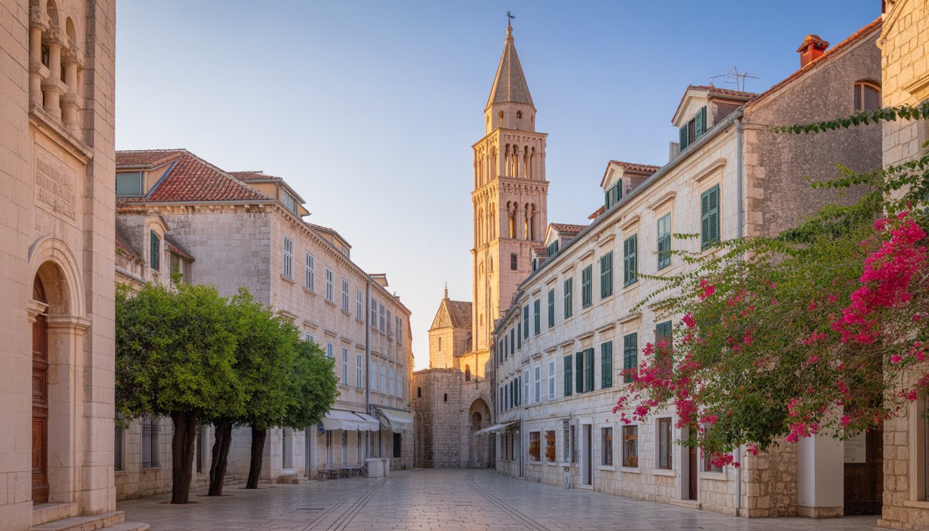 Trogir (vieille ville) en Croatie - Photo