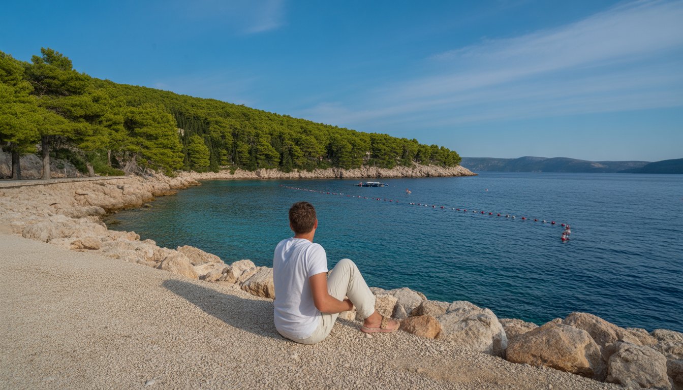 Zlatni Rat (Bol, île de Brač) en Croatie - Photo