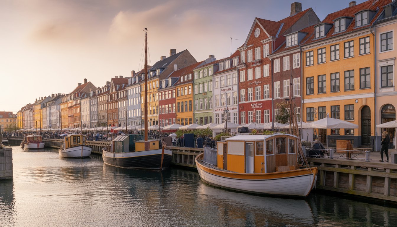 Nyhavn en Danemark - Photo
