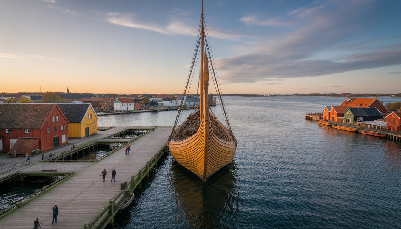 Musée des navires vikings de Roskilde en Danemark - Photo