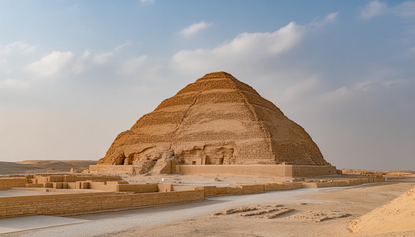 Nécropole de Saqqara (pyramide à degrés de Djéser) en Égypte - Photo