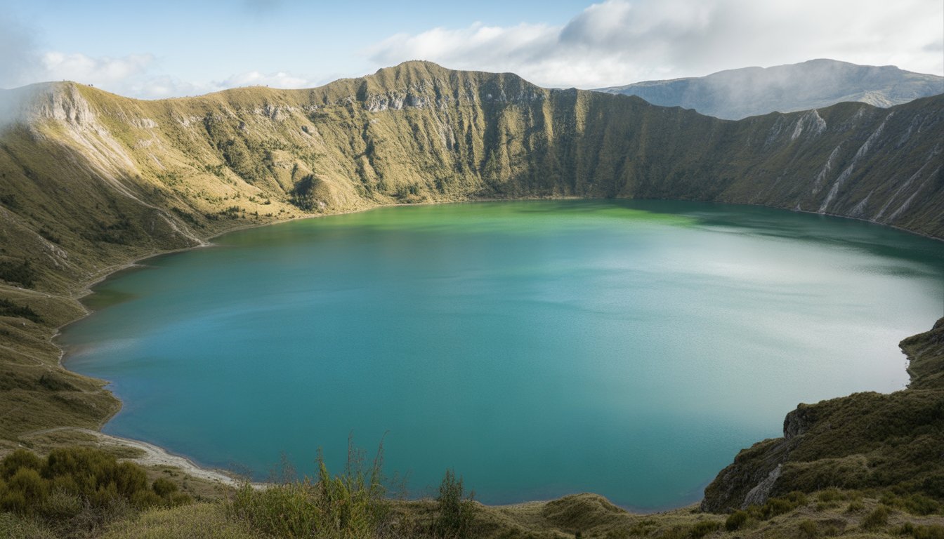 Lagune de Quilotoa en Équateur - Photo