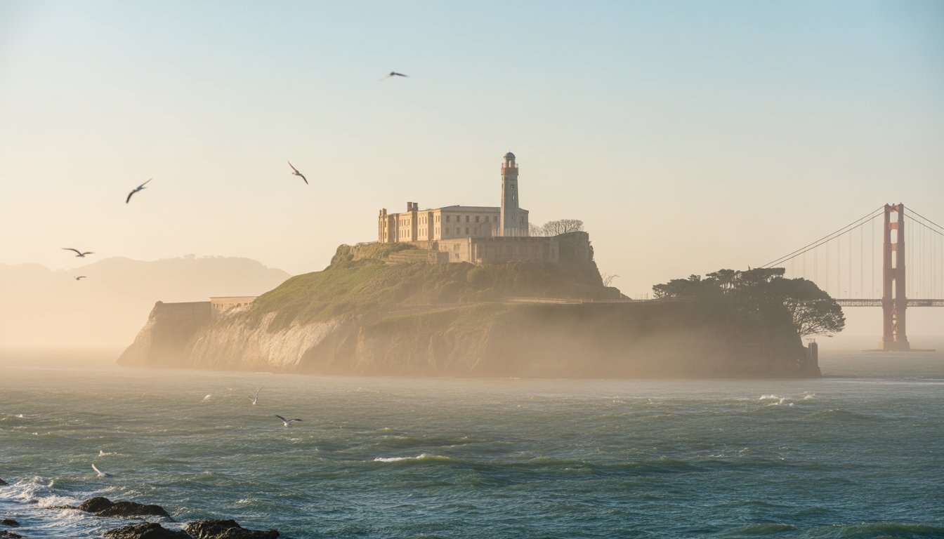 Alcatraz Island en États-Unis - Photo