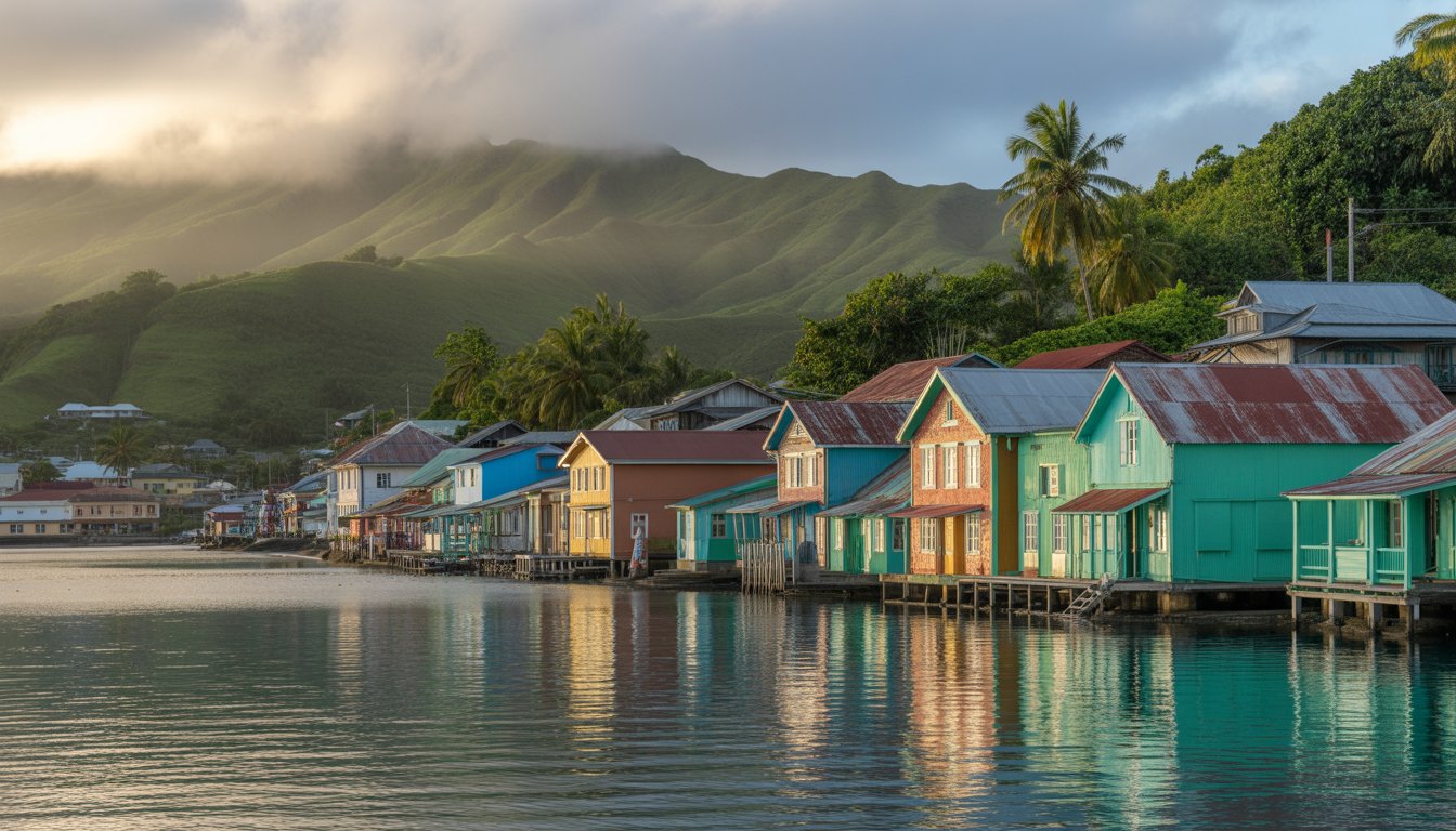Levuka (ville historique) en Fidji - Photo