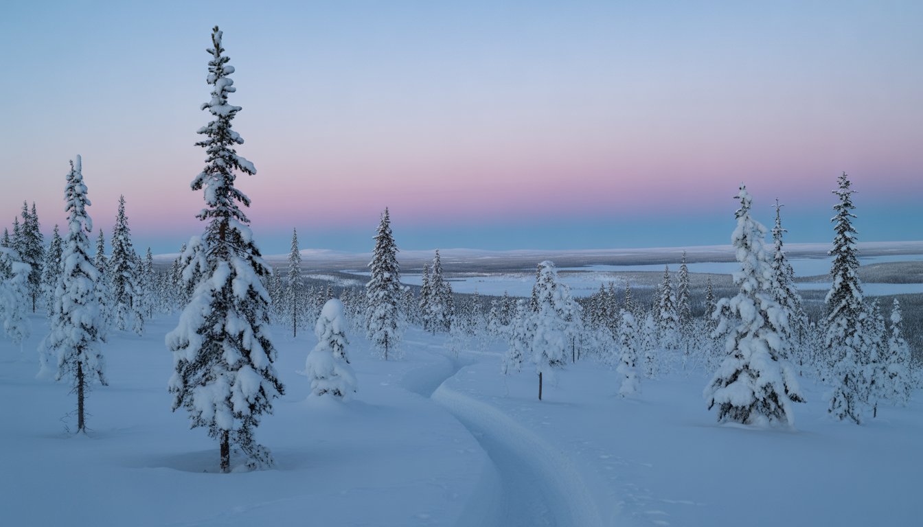 Parc national Pallas-Yllästunturi en Finlande - Photo