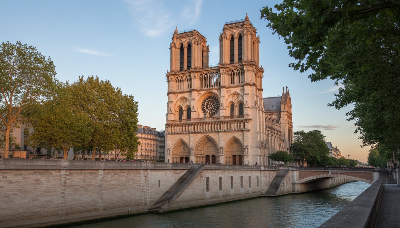 Cathédrale Notre-Dame de Paris en France - Photo