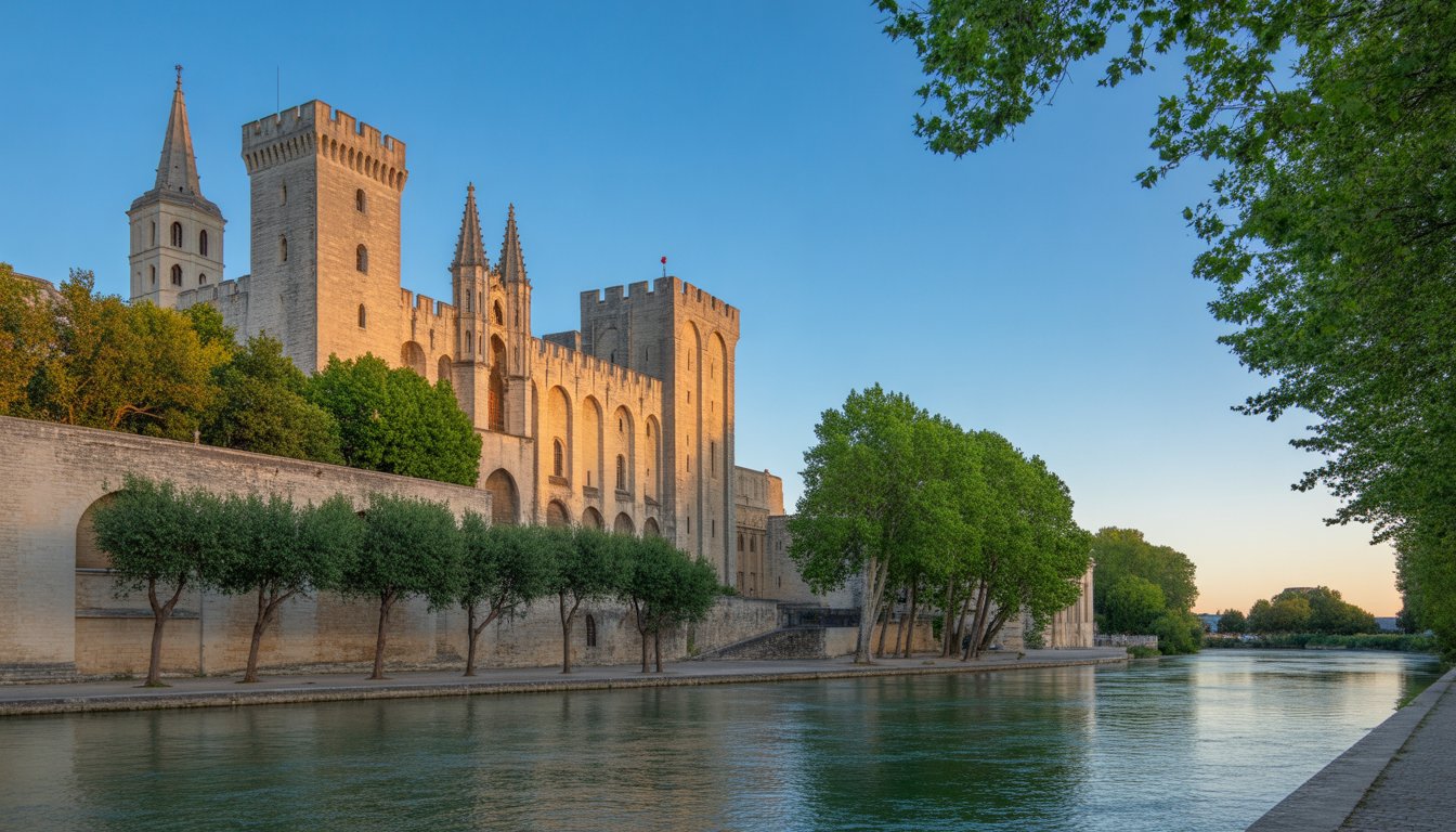 Palais des Papes (Avignon) en France - Photo