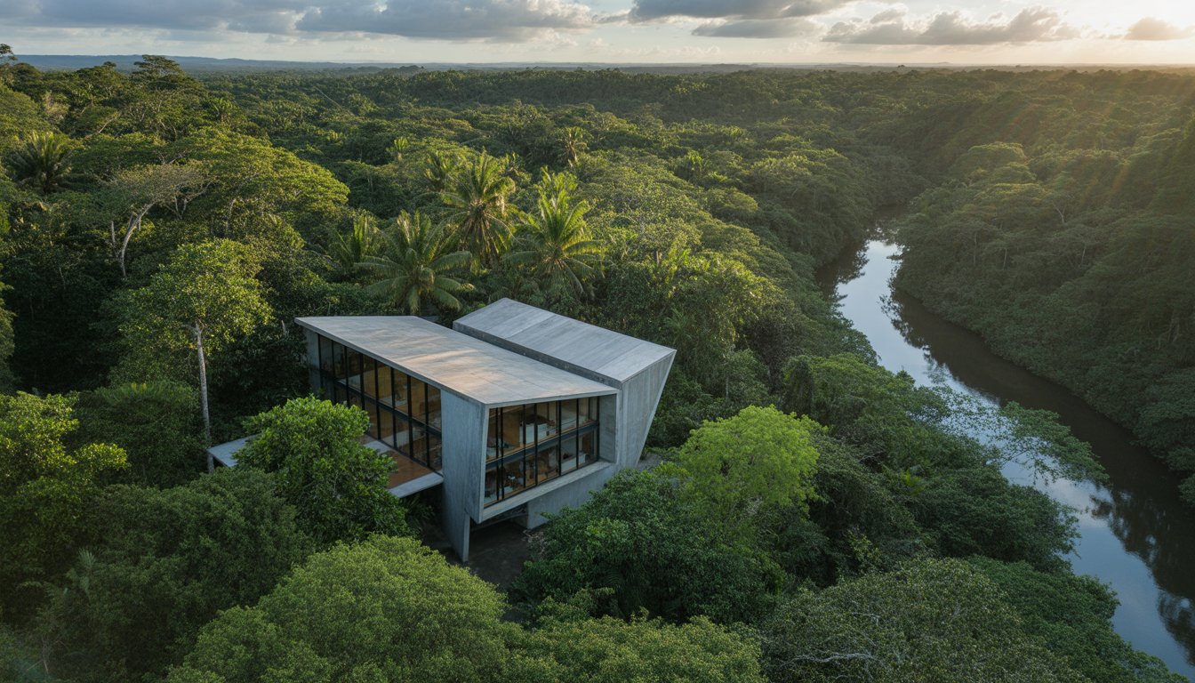 Les Nouragues (station de recherche) en Guyane - Photo
