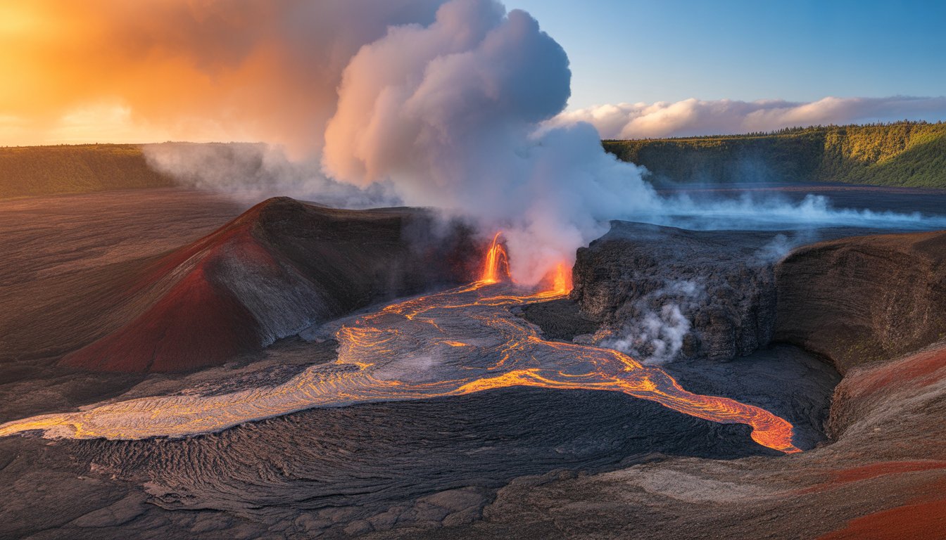 Hawaiʻi Volcanoes National Park en Hawaï - Photo