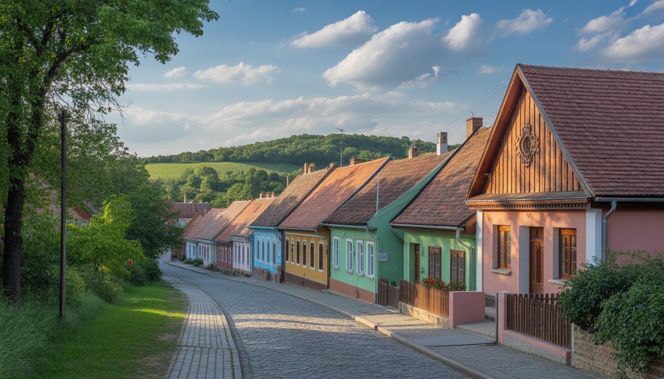 Hollókő en Hongrie - Photo