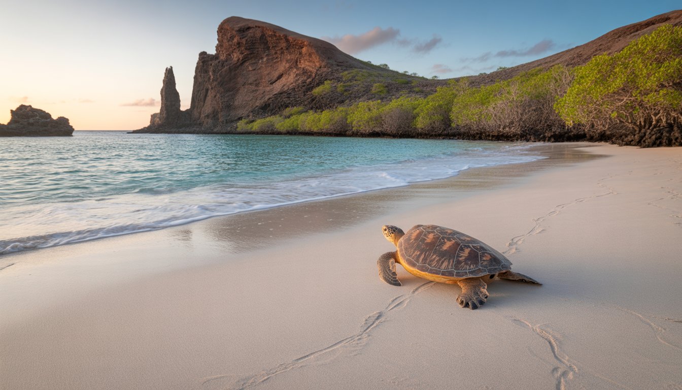 Bahía Tortuga (Tortuga Bay) en Îles Galápagos - Photo